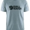 Fjallraven Logo Tee - Uncle Blue Melange