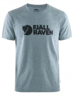 Fjallraven Logo Tee - Uncle Blue Melange