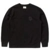 Nudie Jeans Frasse Logo Crew Sweat - Black 2 Nudie Jeans Frasse Logo Crew Sweat - Black -FatBuddhaStore Clothing frasse logo crew sweat black p30833 110656 medium