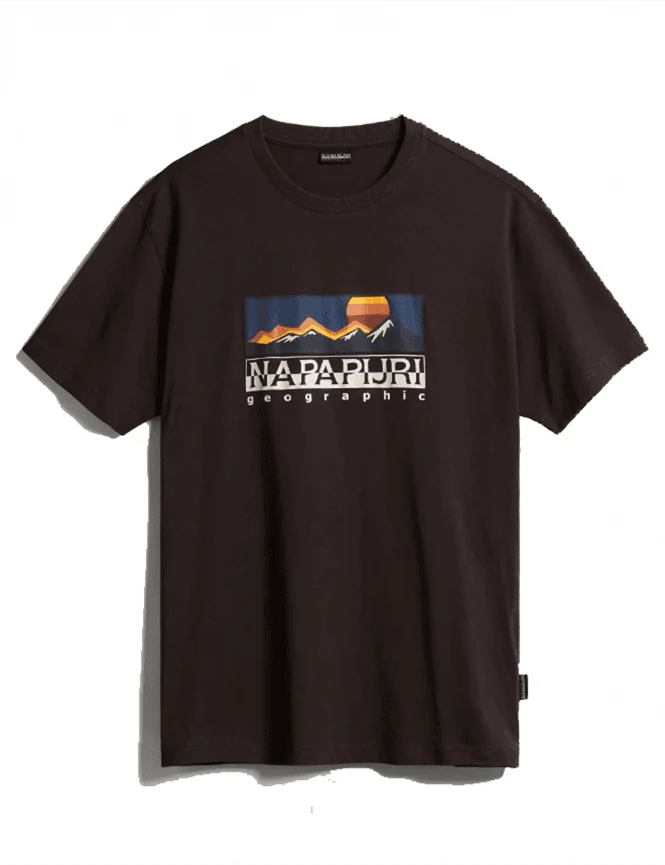 Freestyle Tee - Brown Napapijri Freestyle Tee - Brown -FatBuddhaStore Clothing freestyle tee brown p33092 113933 medium