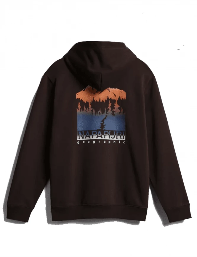 Frestyle Hooded Sweat - Brown Ebony Napapijri Frestyle Hooded Sweat - Brown Ebony -FatBuddhaStore Clothing frestyle hooded sweat brown ebony p32926 113758 medium