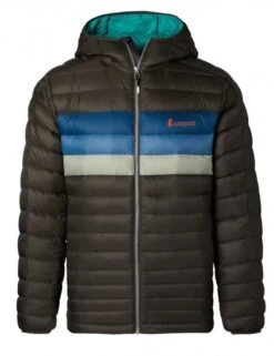Cotopaxi Fuego Down Hooded Jacket - Iron Stripes