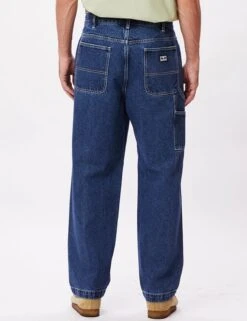 Obey Clothing Hardwork Carpenter Denim - Stonewash Indigo -FatBuddhaStore Clothing hardwork carpenter denim stonewash indigo p35640 121055 medium