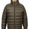 Patagonia Hi-Loft Down Hooded Jacket - Industrial Green