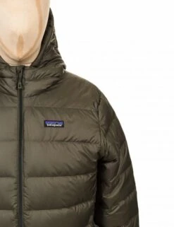 Patagonia Hi-Loft Down Hooded Jacket - Industrial Green 4 Patagonia Hi-Loft Down Hooded Jacket - Industrial Green -FatBuddhaStore Clothing hi loft down hooded jacket industrial green p24709 87064 medium