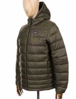 Patagonia Hi-Loft Down Hooded Jacket - Industrial Green 5 Patagonia Hi-Loft Down Hooded Jacket - Industrial Green -FatBuddhaStore Clothing hi loft down hooded jacket industrial green p24709 87065 medium
