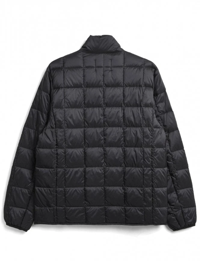 Hi-Neck Zip Down Jacket - Black Hi-Neck Zip Down Jacket - Black -FatBuddhaStore Clothing hi neck zip down jacket black p30758 114857 medium