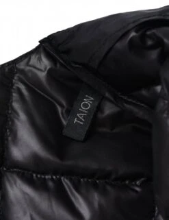 Hi-Neck Zip Down Jacket - Black 4 Hi-Neck Zip Down Jacket - Black -FatBuddhaStore Clothing hi neck zip down jacket black p30758 114858 medium