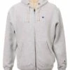 Champion Reverse Weave Hooded Logo Zip Jacket - LOXGM Light Grey