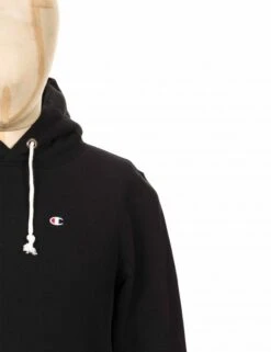 Champion Reverse Weave Hooded Sweat - NBK Black -FatBuddhaStore Clothing hooded sweat nbk black p22341 78780 medium