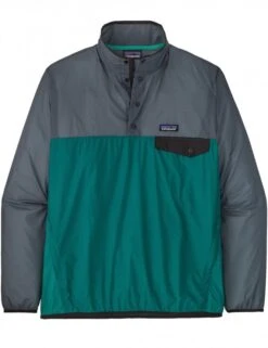 Patagonia Houdini Snap-T Pullover Top - Borealis Green