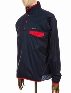 Patagonia Houdini Snap-T Pullover Top - Stone Blue W/New Navy 5 Patagonia Houdini Snap-T Pullover Top - Stone Blue W/New Navy -FatBuddhaStore Clothing houdini snap t pullover top stone blue w new navy p26176 91559 medium