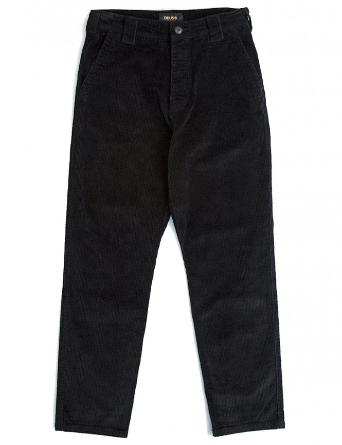 Jonah Cord Pant - Black Deus Ex Machina Jonah Cord Pant - Black -FatBuddhaStore Clothing jonah cord pant black p30993 106629 medium
