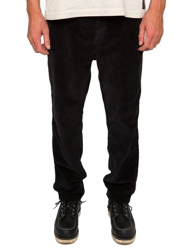 Jonah Cord Pant - Black Deus Ex Machina Jonah Cord Pant - Black -FatBuddhaStore Clothing jonah cord pant black p30993 106631 medium