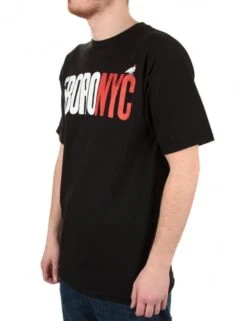 Letterpress Logo Tee - Blk/Red -FatBuddhaStore Clothing letterpress logo tee blk red p10124 37739 medium