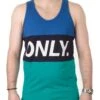 Logo Sports Tank - Navy/Green 2 Logo Sports Tank - Navy/Green -FatBuddhaStore Clothing logo sports tank navy green p10061 37937 medium