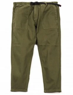 Loose Tapered Pants - Olive