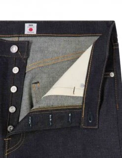 Loose Tapered Rainbow Selvedge Jeans - Blue Unwashed