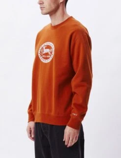 Obey Clothing Love & Chaos Crew Sweat - Ginger 4 Obey Clothing Love & Chaos Crew Sweat - Ginger -FatBuddhaStore Clothing love chaos crew sweat ginger p30672 105557 medium