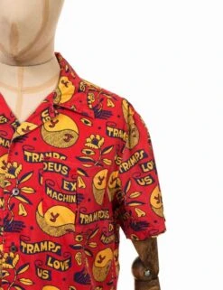 Deus Ex Machina Love Tramp Shirt - Red Molten 4 Deus Ex Machina Love Tramp Shirt - Red Molten -FatBuddhaStore Clothing love tramp shirt red molten p26232 91618 medium