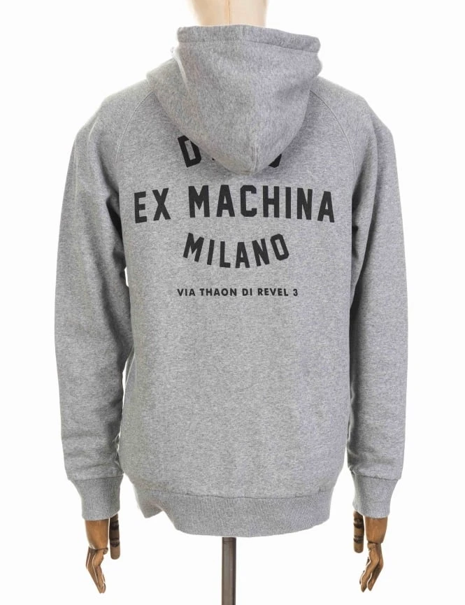 Milano Address Hooded Sweat - Grey Heather Deus Ex Machina Milano Address Hooded Sweat - Grey Heather -FatBuddhaStore Clothing milano address hooded sweat grey heather p16403 65335 medium