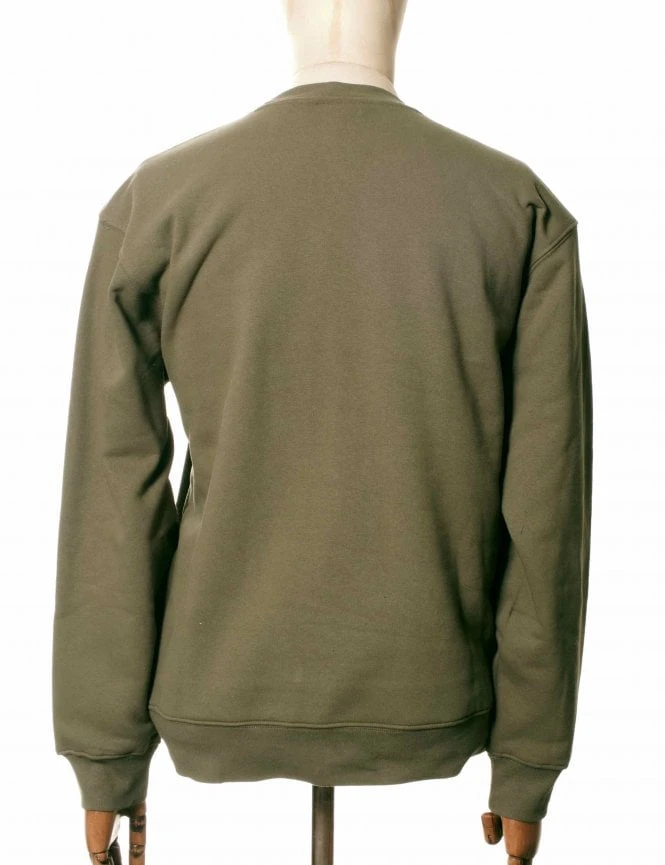 Mini Box Logo Crew Sweat - Thyme Obey Clothing Mini Box Logo Crew Sweat - Thyme -FatBuddhaStore Clothing mini box logo crew sweat thyme p30412 103982 medium