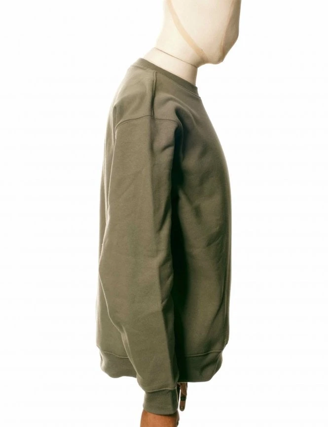 Mini Box Logo Crew Sweat - Thyme Obey Clothing Mini Box Logo Crew Sweat - Thyme -FatBuddhaStore Clothing mini box logo crew sweat thyme p30412 103985 medium