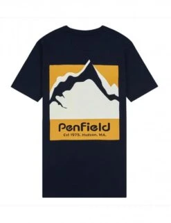 Penfield Mount Scene Graphic Tee - Navy Blazer