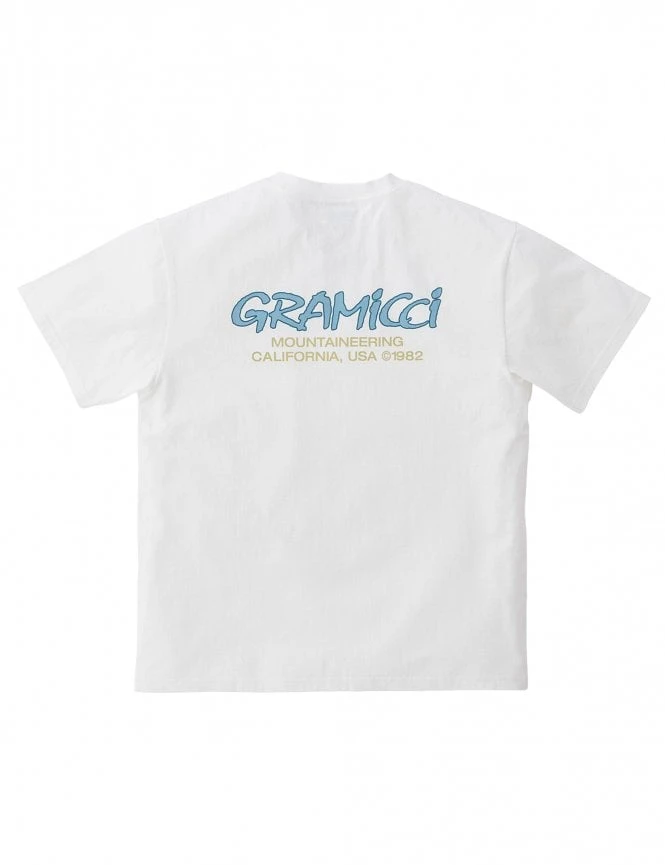 Mountaineering Tee - White/Blue Mountaineering Tee - White/Blue -FatBuddhaStore Clothing mountaineering tee white blue p33658 113100 medium