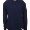 Nias Organic Crew Sweat - Navy -FatBuddhaStore Clothing nias organic crew sweat navy p29604 101983 medium