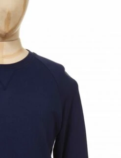 Nias Organic Crew Sweat - Navy -FatBuddhaStore Clothing nias organic crew sweat navy p29604 101985 medium