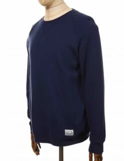 Nias Organic Crew Sweat - Navy -FatBuddhaStore Clothing nias organic crew sweat navy p29604 101986 medium
