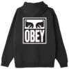 Obey Clothing Obey Eyes Icon 2 Hooded Sweat - Black -FatBuddhaStore Clothing obey eyes icon 2 hooded sweat black p33620 120847 medium