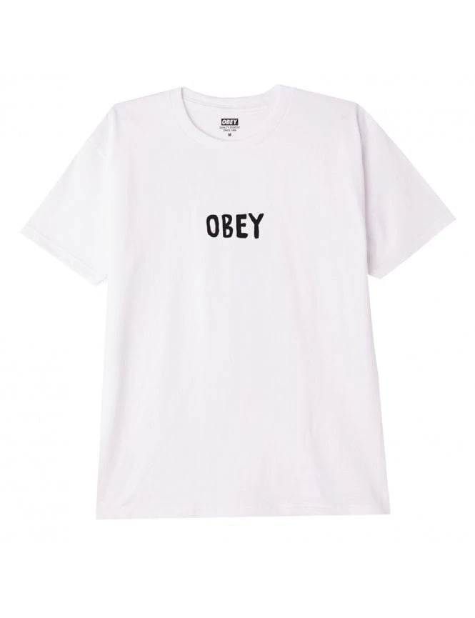 OG Classic Tee - White Obey Clothing OG Classic Tee - White -FatBuddhaStore Clothing og classic tee white p30561 104659 medium