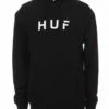 HUF OG Logo Hooded Sweat - Black 1 HUF OG Logo Hooded Sweat - Black -FatBuddhaStore Clothing og logo hooded sweat black p29321 100668 medium