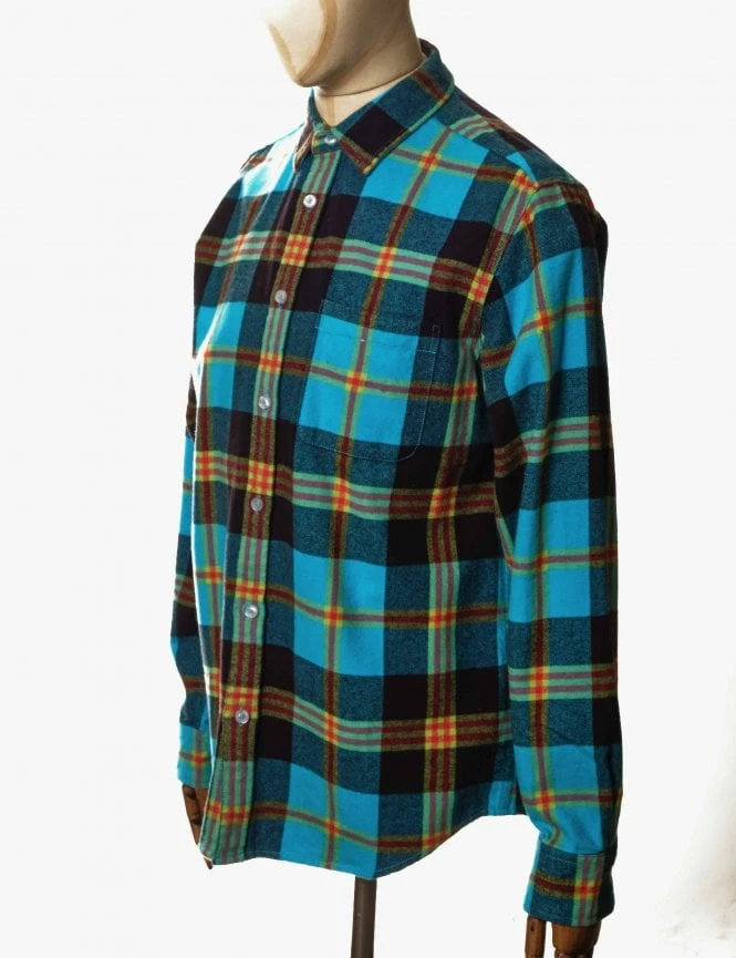 Orchard Shirt - Aqua Multi Obey Clothing Orchard Shirt - Aqua Multi -FatBuddhaStore Clothing orchard shirt aqua multi p30462 103853 medium