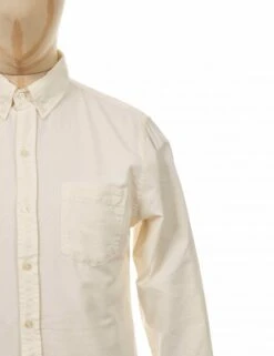 Colorful Standard Organic Button Down Shirt - Ivory White 3 Colorful Standard Organic Button Down Shirt - Ivory White -FatBuddhaStore Clothing organic button down shirt ivory white p29035 100401 medium