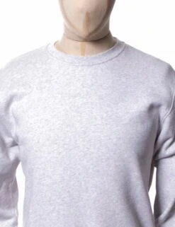 FatBuddhaStore Clothing -FatBuddhaStore Clothing organic cotton crew sweat snow melange p30331 103544 medium