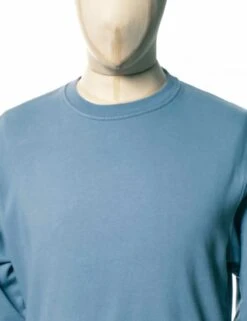 Colorful Standard Organic Cotton Crew Sweat - Stone Blue -FatBuddhaStore Clothing organic cotton crew sweat stone blue p30209 104022 medium