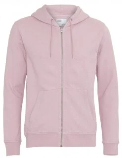 Colorful Standard Organic Cotton Hooded Jacket - Faded Pink