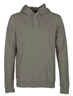 Colorful Standard Organic Cotton Hooded Sweat - Dusty Olive