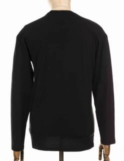 FatBuddhaStore Clothing -FatBuddhaStore Clothing organic cotton long sleeve tee deep black p18509 72318 medium