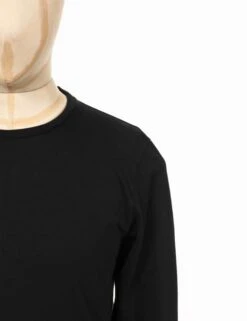 Colorful Standard Organic Cotton Long Sleeve Tee - Deep Black -FatBuddhaStore Clothing organic cotton long sleeve tee deep black p18509 72319 medium