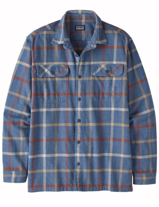 Organic Cotton Midweight Fjord Flannel Shirt - Brisk: Dolomite Blue Patagonia Organic Cotton Midweight Fjord Flannel Shirt - Brisk: Dolomite Blue -FatBuddhaStore Clothing organic cotton midweight fjord flannel shirt brisk dolomite blue p30965 106592 medium