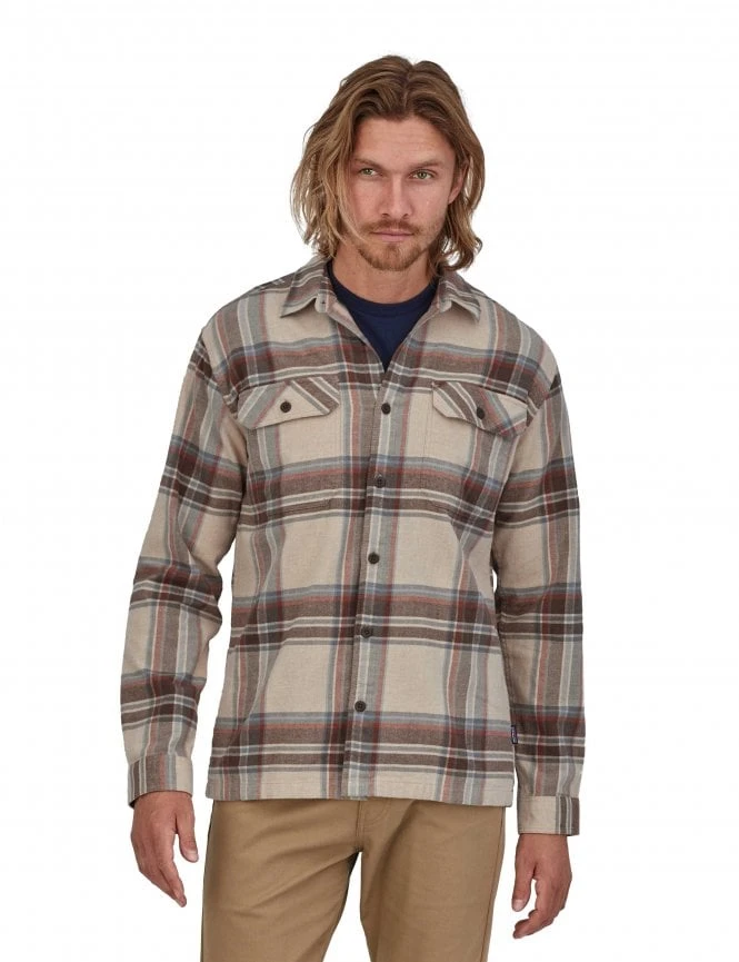 Organic Cotton Midweight Fjord Flannel Shirt - Edge: Nautilus Tan Patagonia Organic Cotton Midweight Fjord Flannel Shirt - Edge: Nautilus Tan -FatBuddhaStore Clothing organic cotton midweight fjord flannel shirt edge nautilus tan p30336 109257 medium