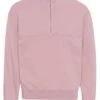 Colorful Standard Organic Cotton Quarter Zip Sweat - Faded Pink -FatBuddhaStore Clothing organic cotton quarter zip sweat faded pink p31297 107915 medium