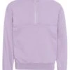 Colorful Standard Organic Cotton Quarter Zip Sweat - Soft Lavender -FatBuddhaStore Clothing organic cotton quarter zip sweat soft lavender p31303 107921 medium