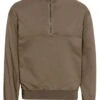 Colorful Standard Organic Cotton Quarter Zip Sweat - Warm Taupe