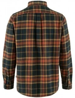 Fjallraven Ovik Twill Shirt - Autumn Leaf/Dark Navy 3 Fjallraven Ovik Twill Shirt - Autumn Leaf/Dark Navy -FatBuddhaStore Clothing ovik twill shirt autumn leaf dark navy p36295 122704 medium