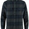 Fjallraven Ovik Twill Shirt - Dark Navy/Basalt -FatBuddhaStore Clothing ovik twill shirt dark navy basalt p36296 122705 medium